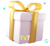 Receba seus bônus de boas-vindas no Tv7